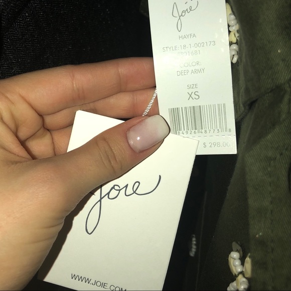 Joie Hayfa Army Jacket Size XS - Picture 7 of 7